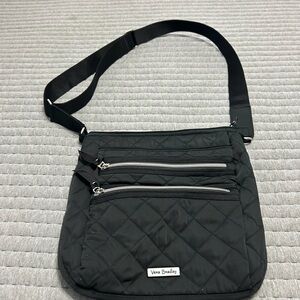 Vera Bradley Black Quilted Crossbody Bag